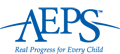 aeps-logo AEPS logo: Real Progress for Every Child